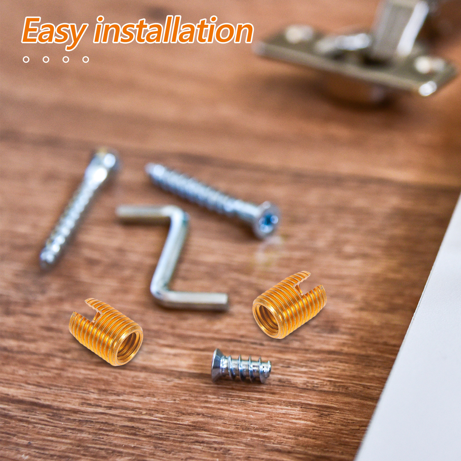 Furniture Hardware Screws - 20Pcs Self Tapping Threaded Insert Furniture