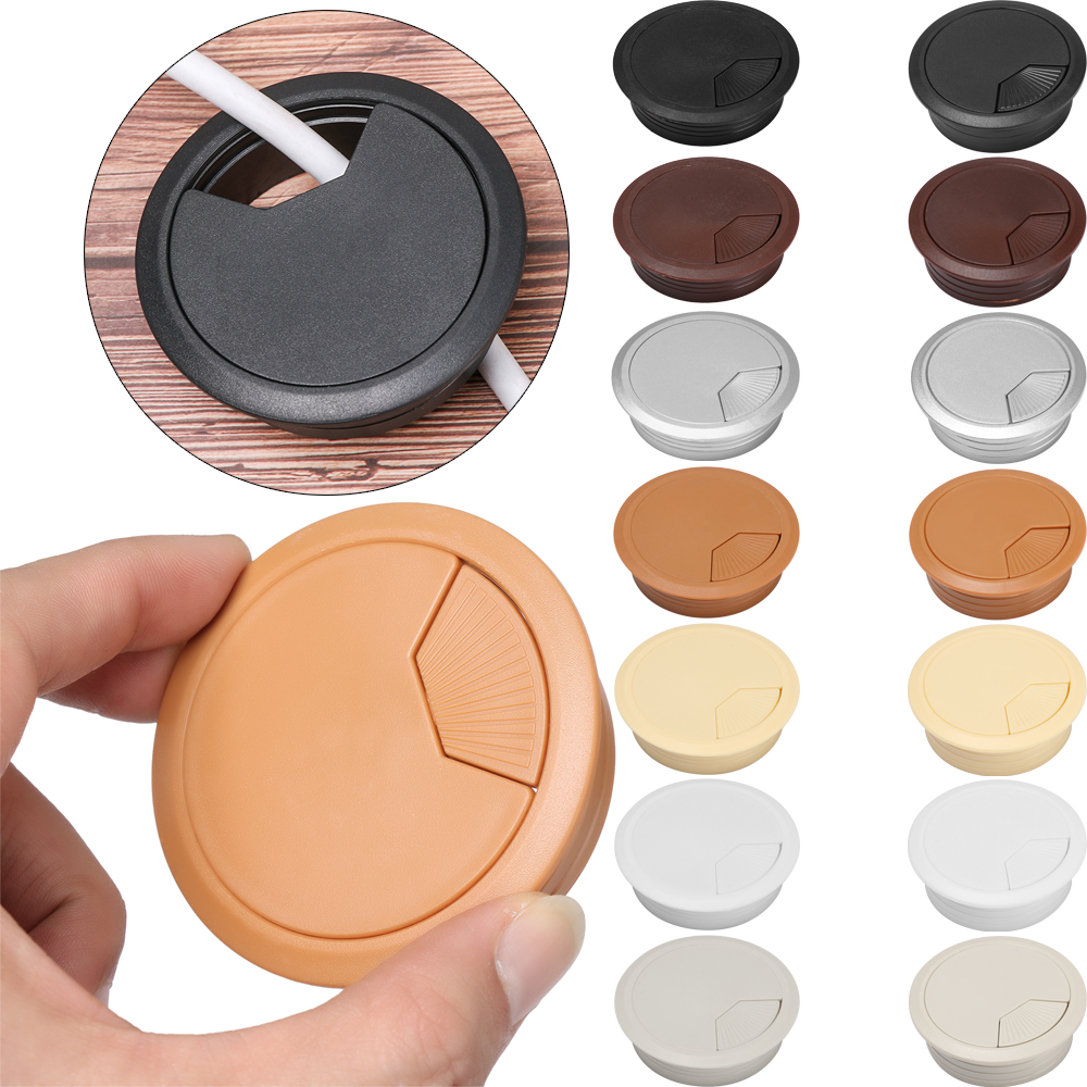 Furniture Hardware Outlet - 1Pcs Desk Wire Hole Cover Base