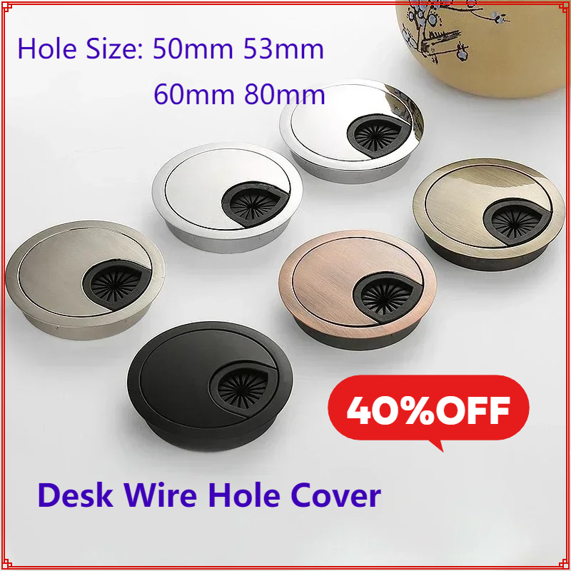 Zinc Alloy Desk Wire Hole Cove - Furniture Hardware Outlet recension och pris