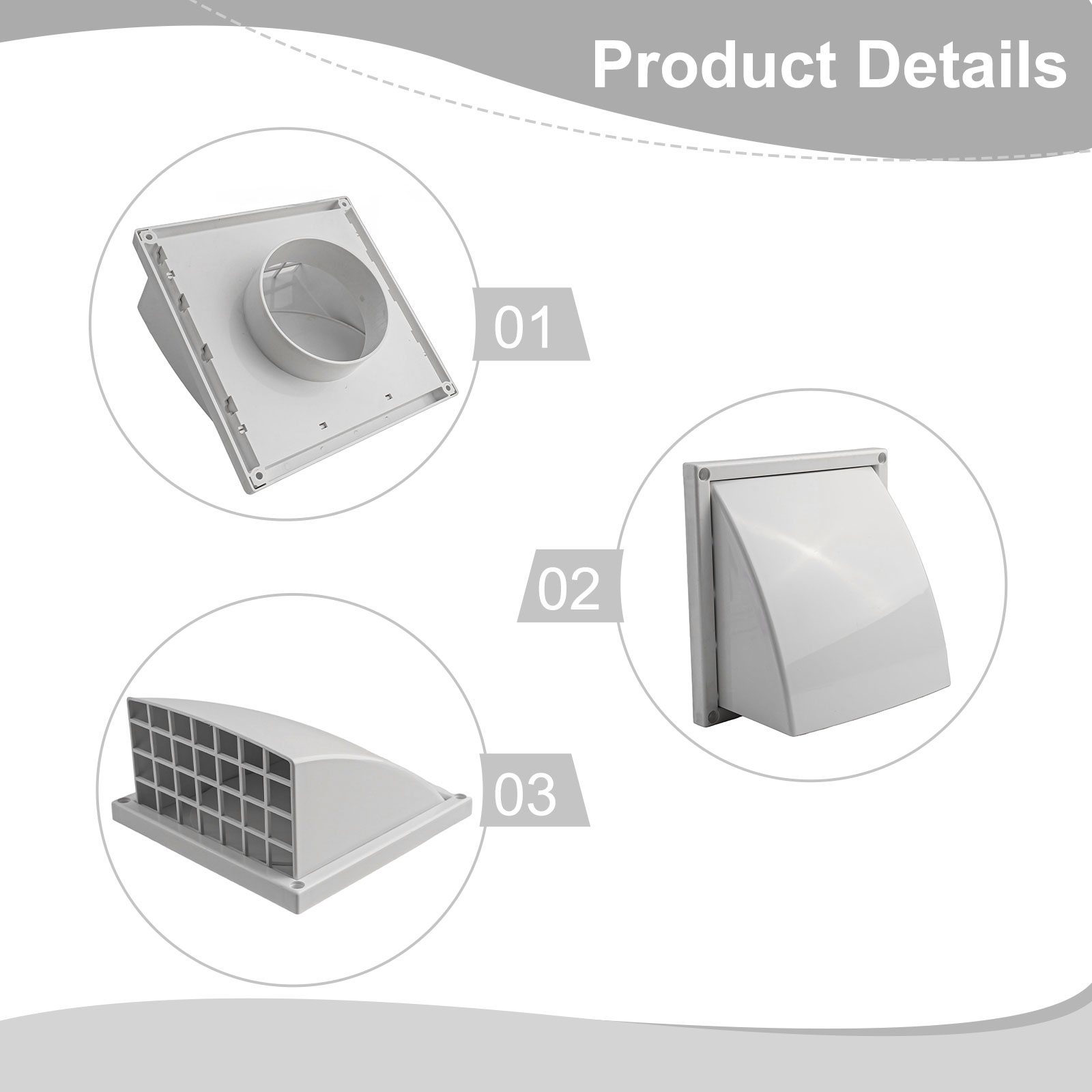 100MM,125MM,150MM Exterior Wal - Furniture Hardware Outlet recension och pris