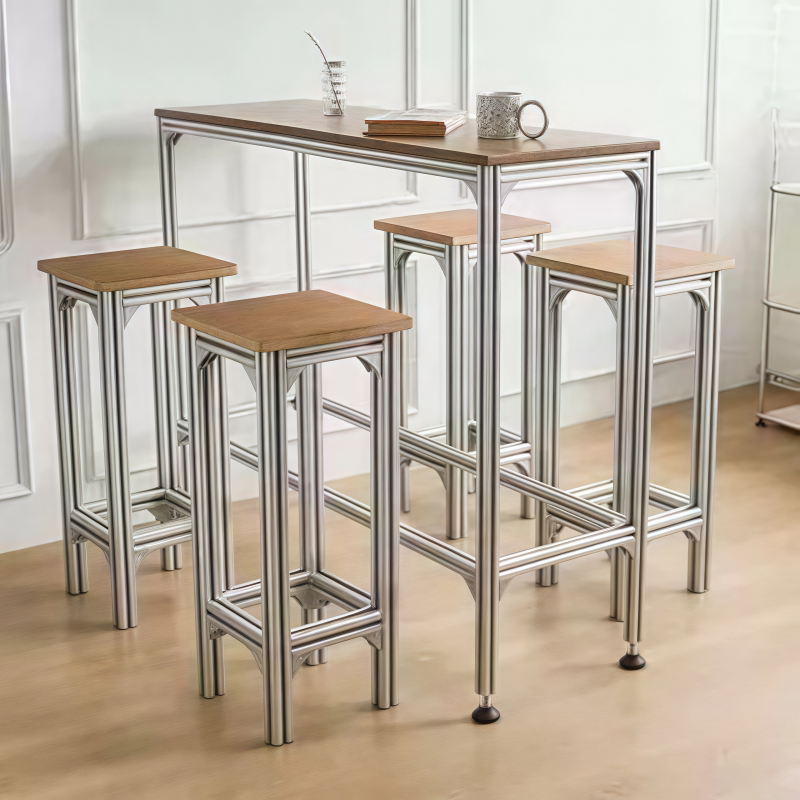 solid wood high bar table and  - Furniture For Hardware Shop recension och pris