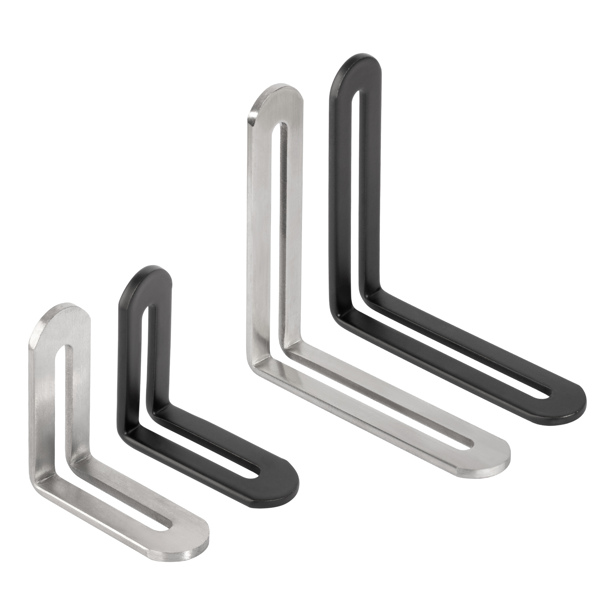 2pcs Corner Brackets Stainless - Furniture Hardware Screws recension och pris