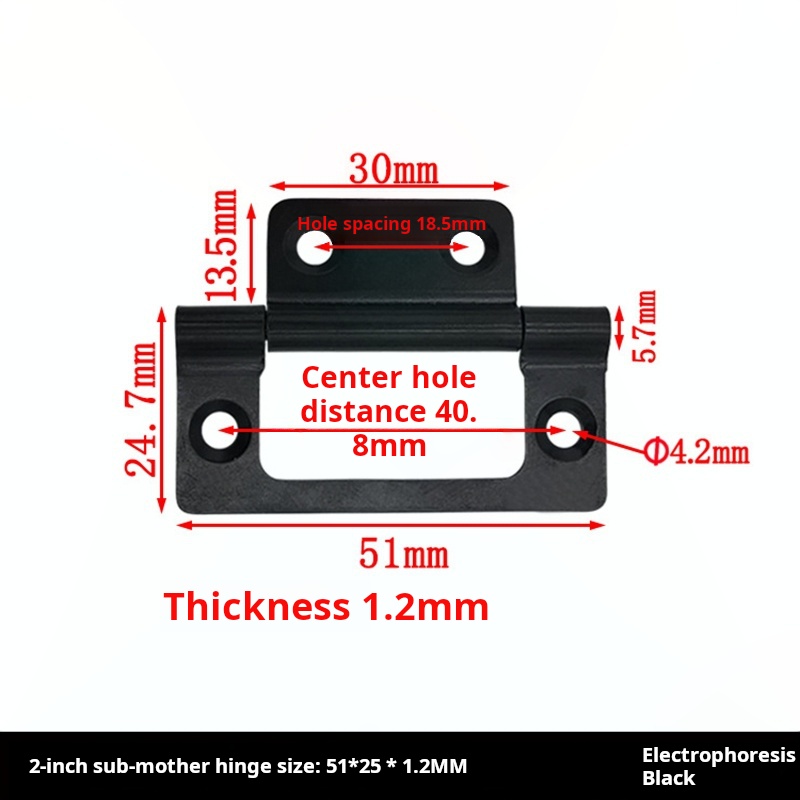 1PCS 2-inch Mother child Hinge - Furniture Hardware Photos recension och pris