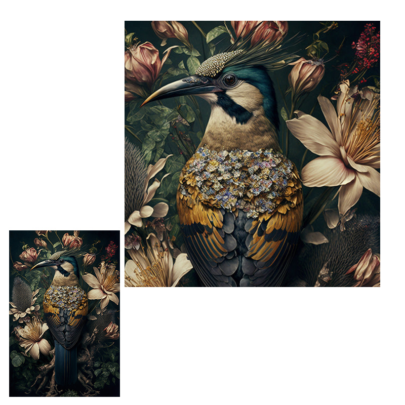 Retro Flower Bird Posters and  - Furniture Paradise & Hardware Ghaziabad By Owner recension och pris