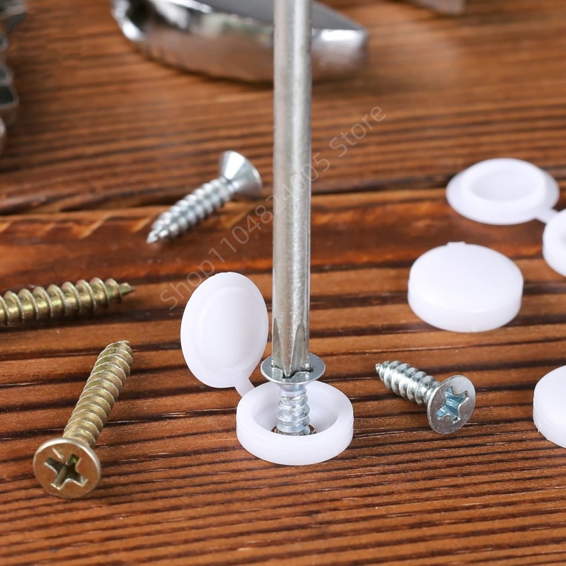 100Pcs Plastic Foldable Self T - Furniture Hardware Screws recension och pris