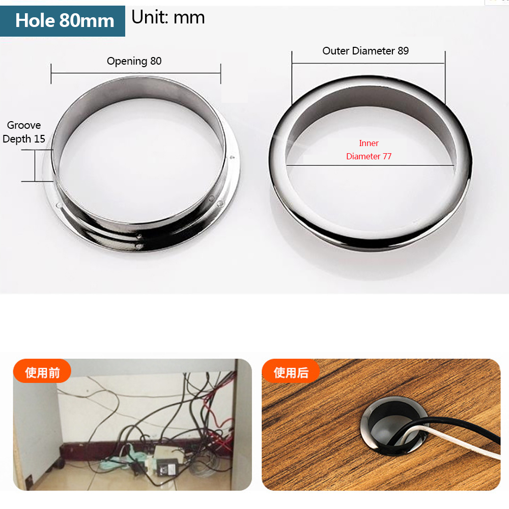 Wire Hole Cover Computer Table - Furniture Hardware Outlet recension och pris