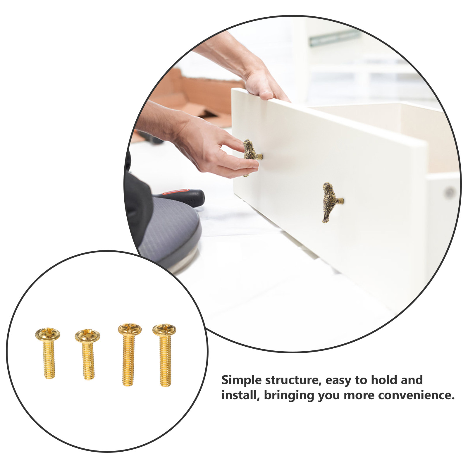 2Pcs Brass Owl Cabinet Knob Vi - Unique Furniture Hardware Pulls recension och pris