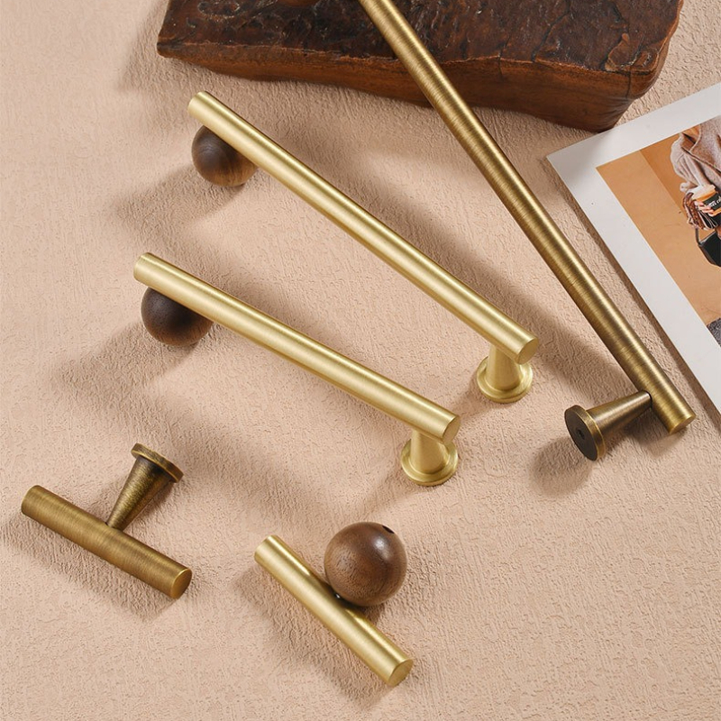 French Brass Walnut Wood Furni - Furniture And Kitchen Hardware Fitting recension och pris