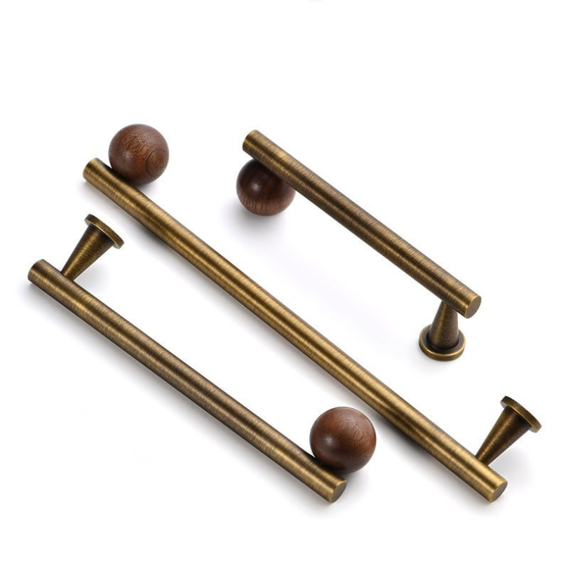 French Brass Walnut Wood Furni - Furniture And Kitchen Hardware Fitting recension och pris
