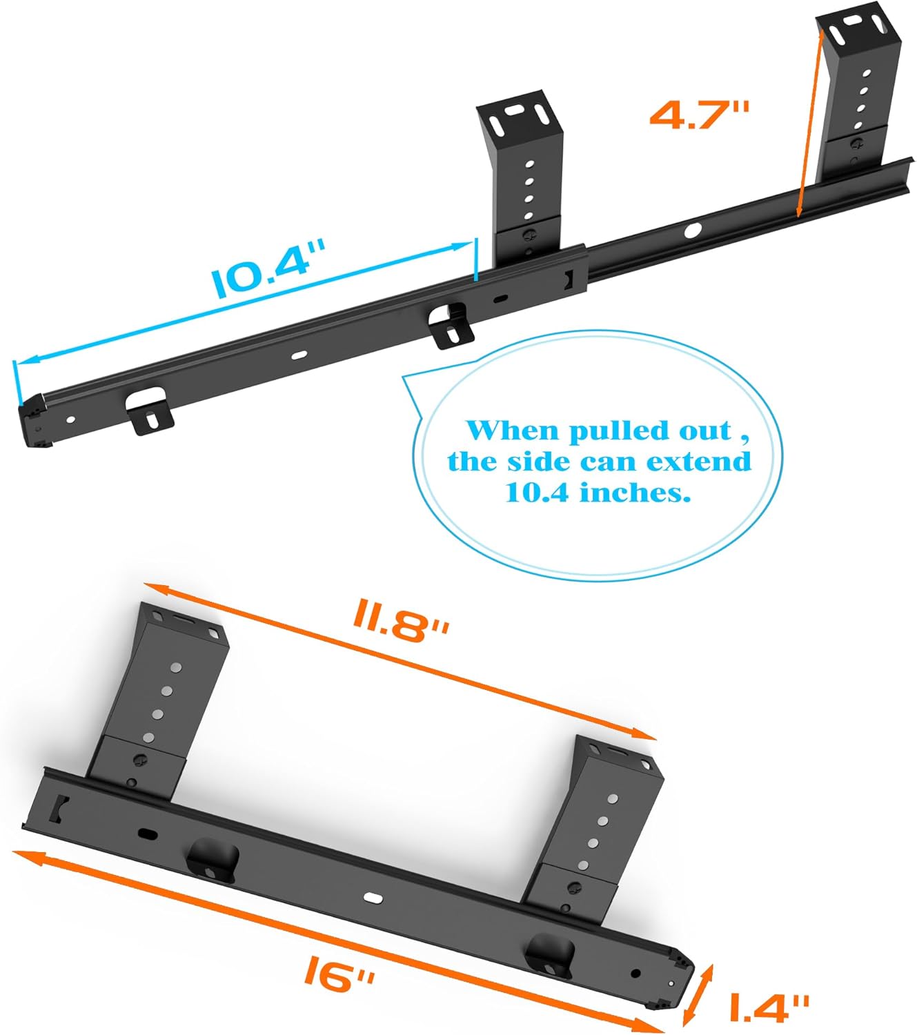 Heavy Duty Keyboard Slides 16  - Furniture Hardware Images recension och pris