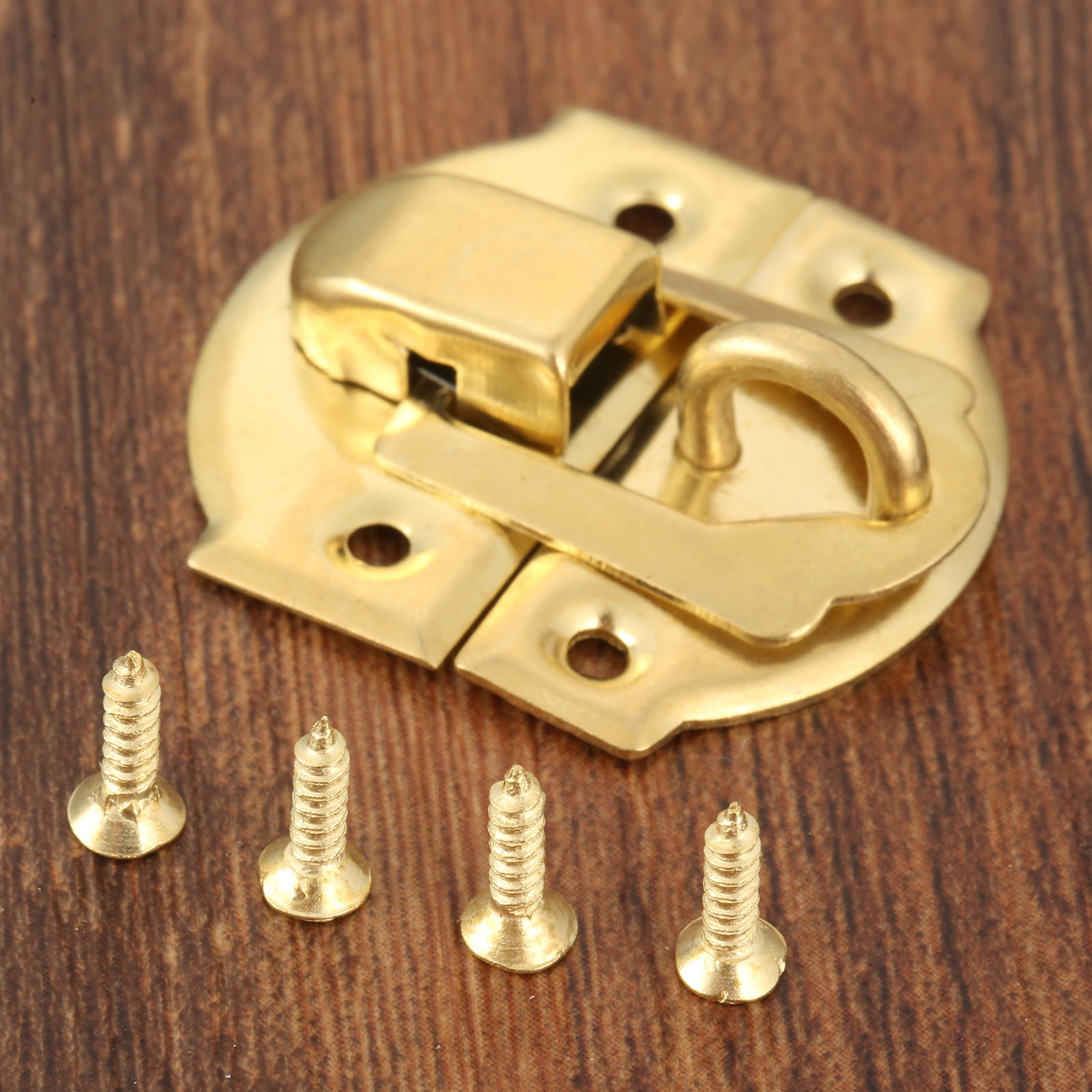 10pcs Golden Box Latch Clasps  - Furniture Hardware Screws recension och pris