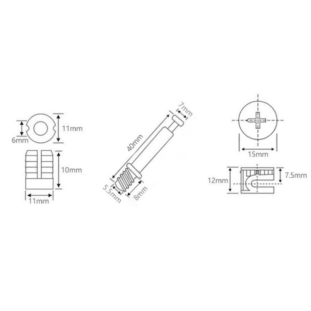3 in 1 Dowel Jig Screw furnitu - Furniture Hardware Screws recension och pris