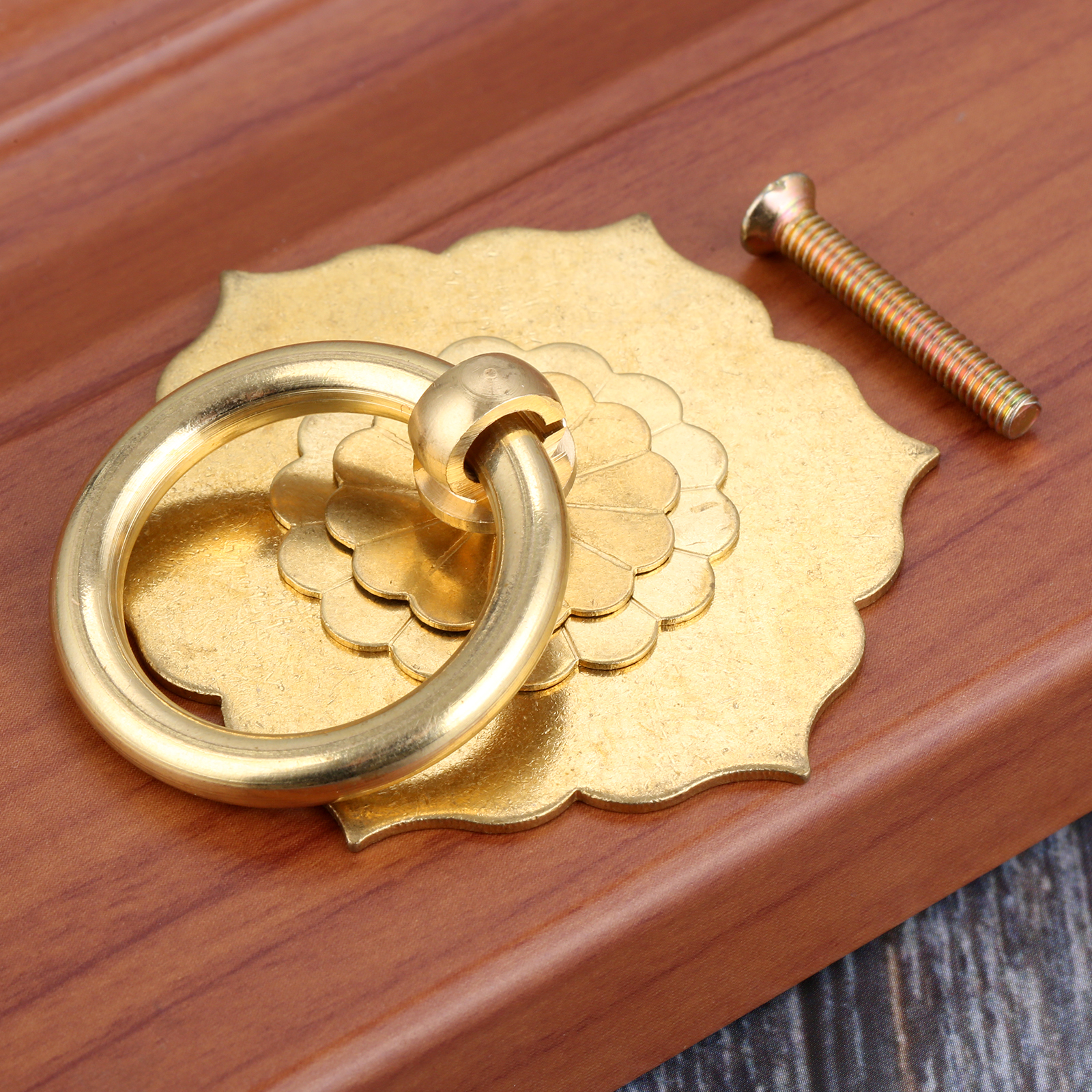 1PC 62*60mm Brass Unique Flowe - Unique Furniture Hardware Pulls recension och pris