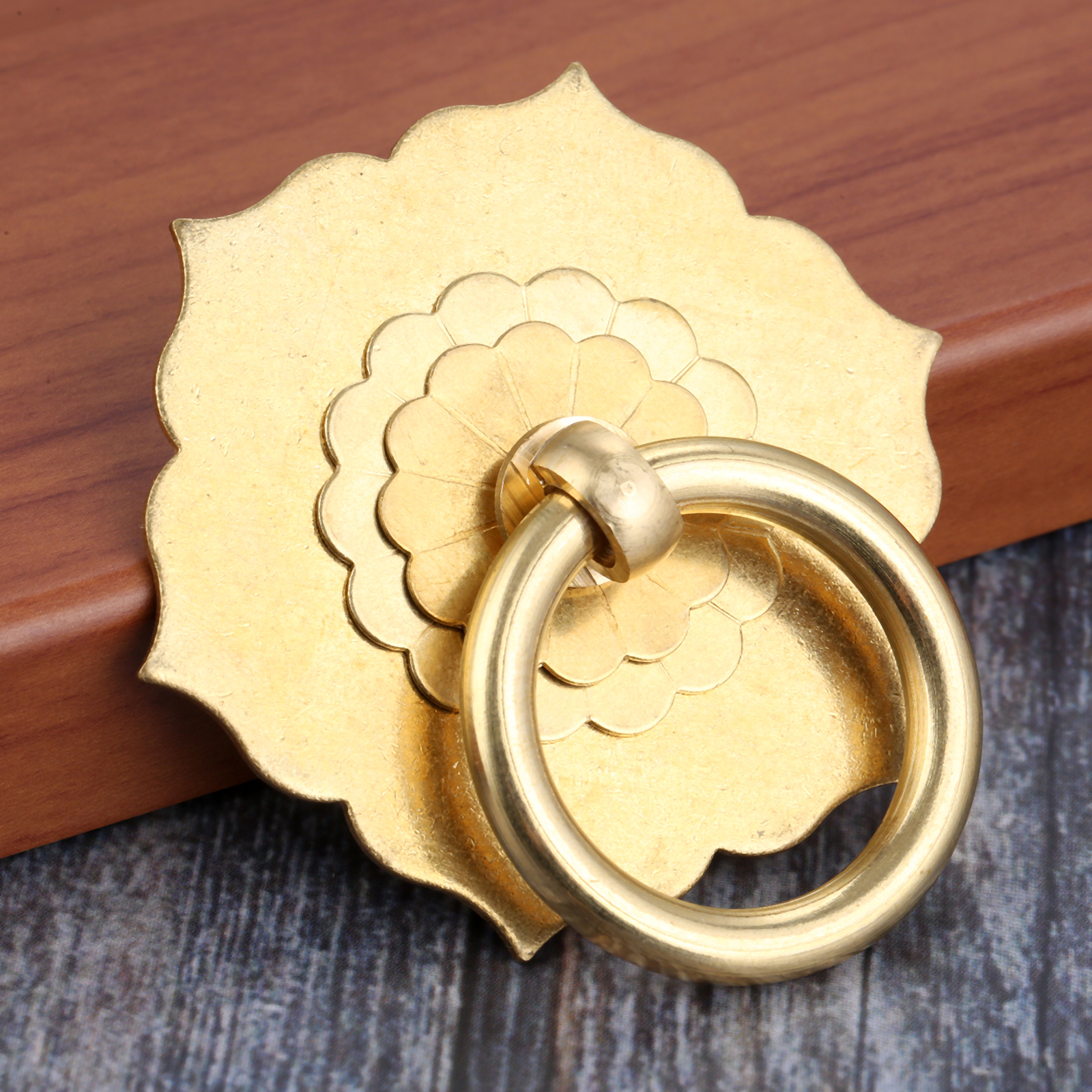 1PC 62*60mm Brass Unique Flowe - Unique Furniture Hardware Pulls recension och pris