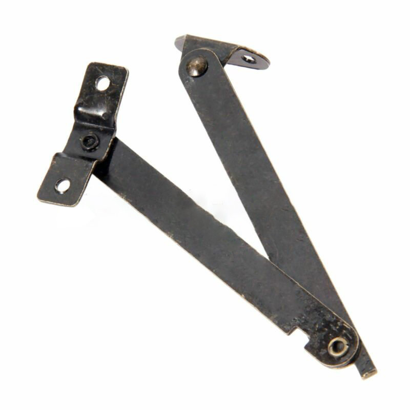 2PC Antique Bronze Lid Support - Furniture Hardware Screws recension och pris