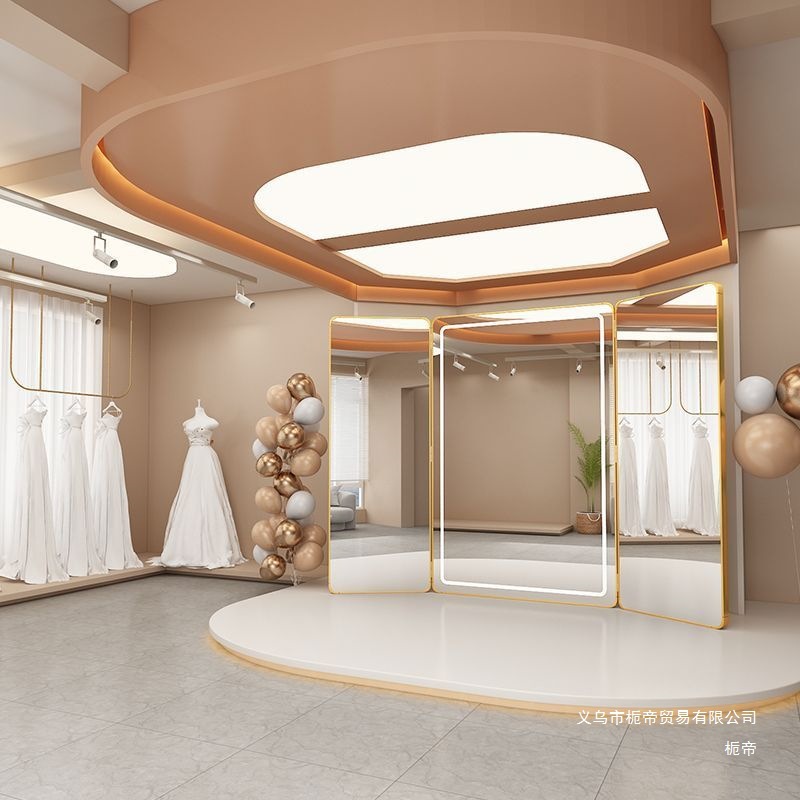 Wedding Shop Three-sided Mirro - Furniture Hardware Photos recension och pris