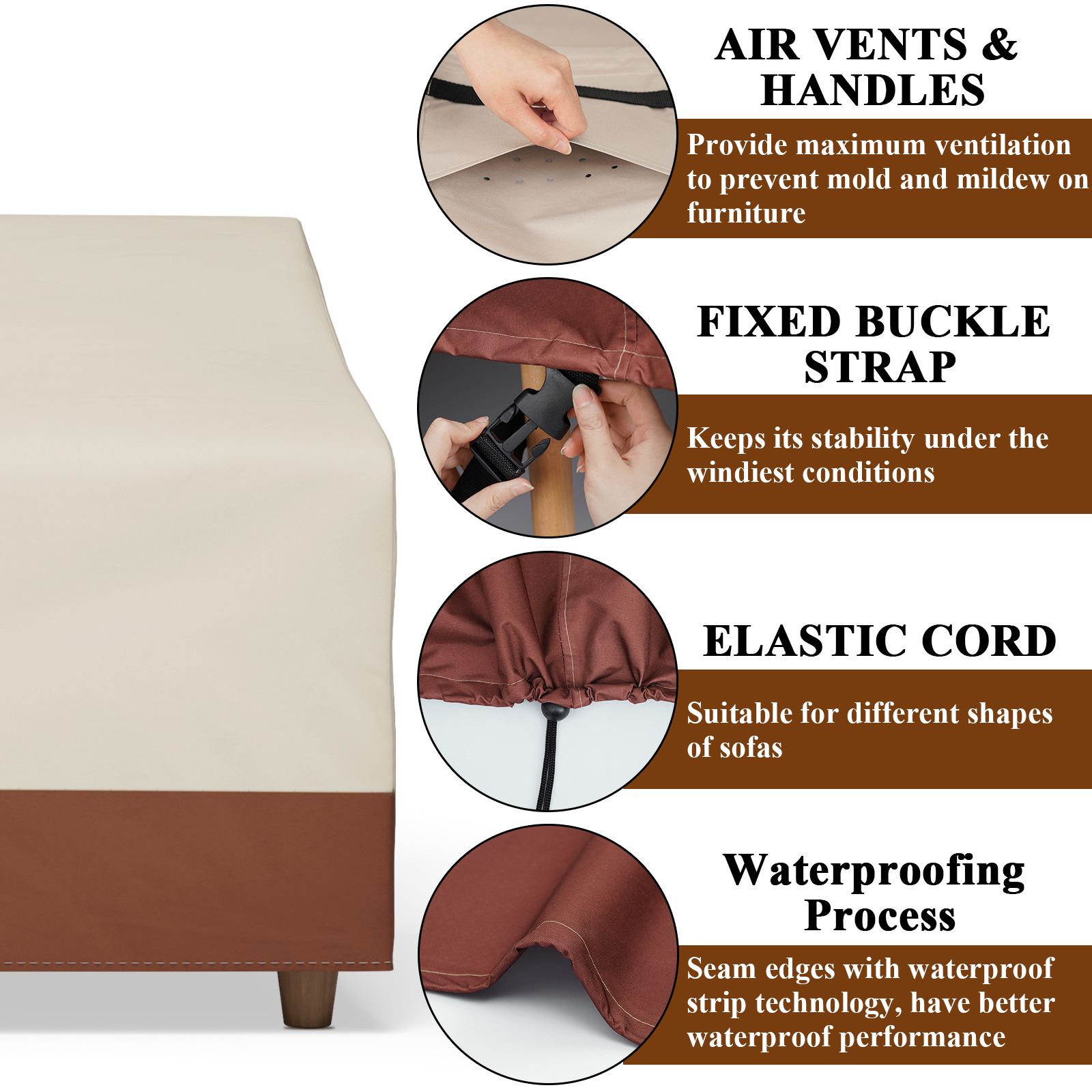 Outdoor Sofa Cover Waterproof  - Furniture Hardware Design recension och pris