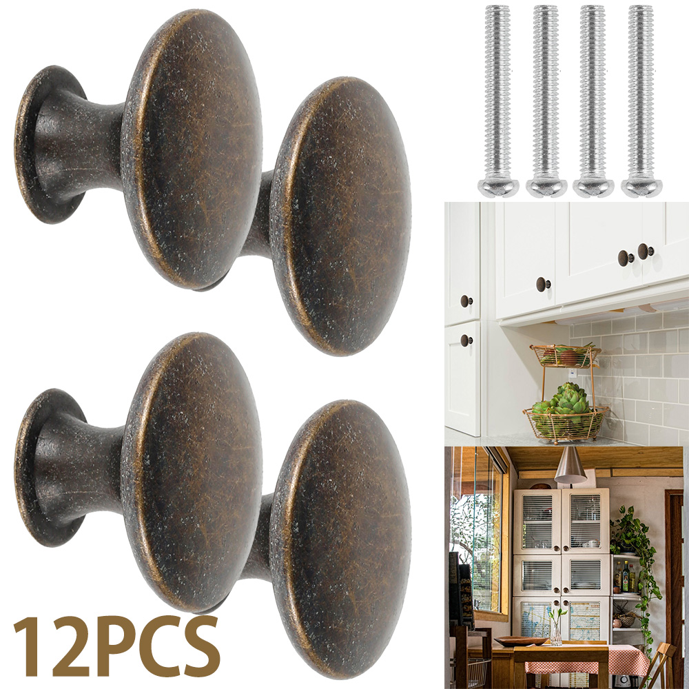 12PCS Retro Pull Handles Bronz - Furniture And Kitchen Hardware Fitting recension och pris
