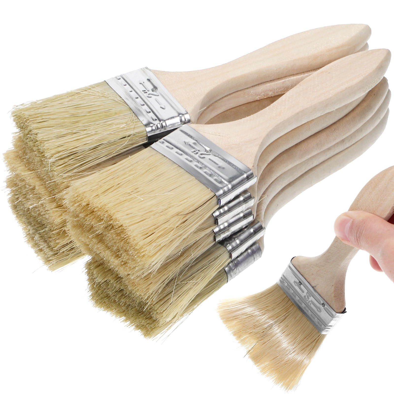 10 Pcs Thickened Wooden Handle - Furniture Hardware Design recension och pris