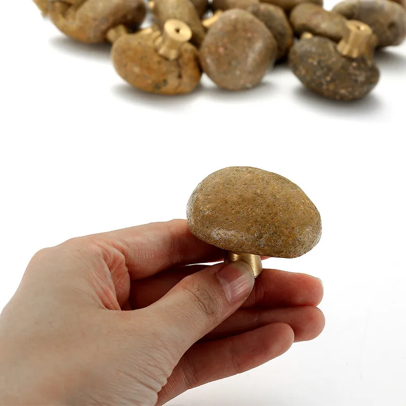 1 pc Unique Natural stone + zi - Unique Furniture Hardware Pulls recension och pris