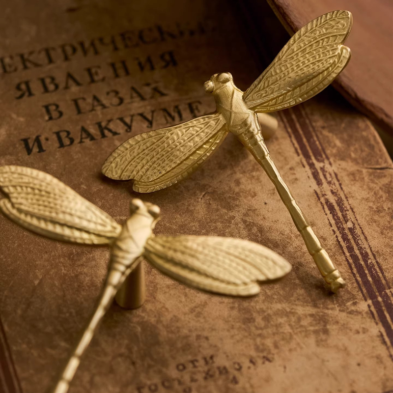 French Dragonfly Brass Cabinet - Unique Furniture Hardware Pulls recension och pris